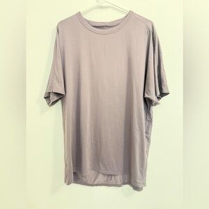 lululemon athletica Men's Light Purple Short Sleeve Tee